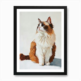 Ragdoll Cat Painting 2 Art Print