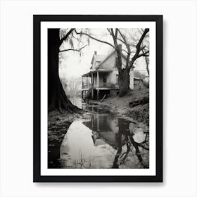 Louisana, Black And White Analogue Photograph 2 Art Print