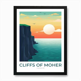 Ireland Cliffs Of Moher Travel 2 Art Print