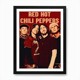 Red Hot Chili Peppers band music 1 Art Print