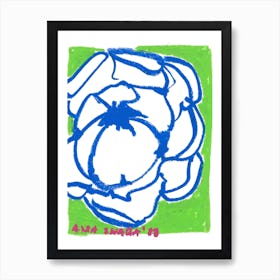 White Flower Art Print