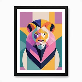 Lion, Animal Wildlife; The Beauty Of The Wild Animals Art Print
