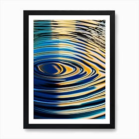 Water Ripples Lake Waterscape Pop Art Photography 1 Art Print