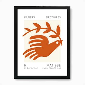 Dove By Matisse Art Print