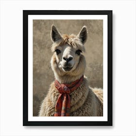 Llama 25 Art Print