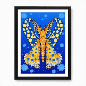 Southern Blue Ringed Octopus Illustration 7 Art Print