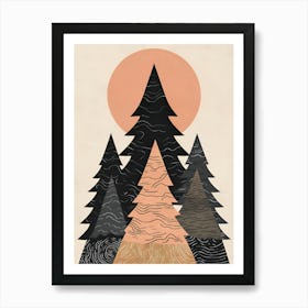 Twilight Forest 1 Art Print