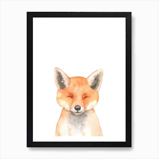 Nursery Fox Art Print
