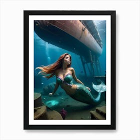 Mermaid -Reimagined 37 Art Print
