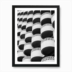 Swarm - Puerto La Cruz, Venezuela - Black and White - Arquitecture Art Print