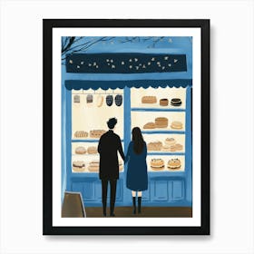 Patisserie Shop Bakery Coffee Kitchen Art Print