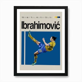 Zlatan Ibrahimovic Art Print