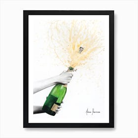 Champagne Celebration Art Print