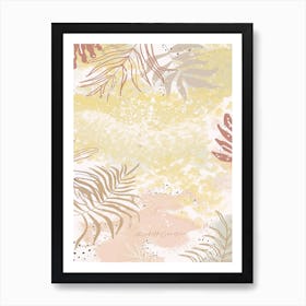 Summer Leaves Art Print