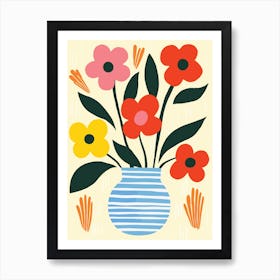 Flowers In A Vase 58 Art Print