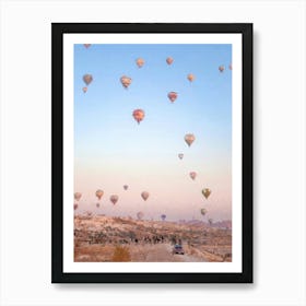 Air Balloons, Oil Painting Art Print