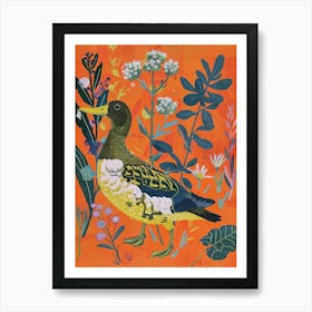 Spring Birds Canvasback 1 Art Print