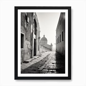 Pula, Croatia, Black And White Old Photo 3 Art Print