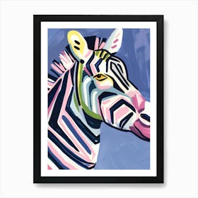 Zebra 18 Art Print