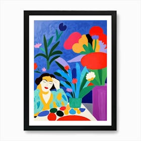 Asian Woman 11 Art Print