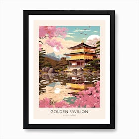 The Golden Pavilion Kyoto Japan Travel Poster Art Print