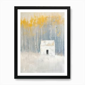 White House In The Woods Art Print