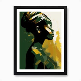 Portrait Of African Woman 1 Art Print