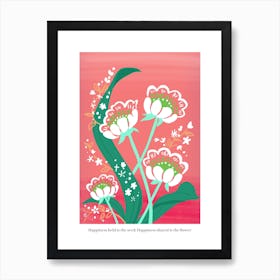 Flowers Of Happiness Art Print