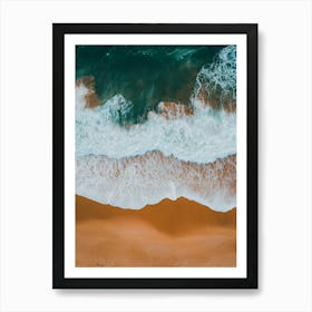 Aerial View Of A Beach 126 Art Print