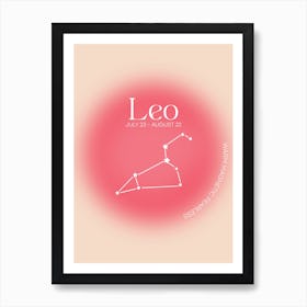 Leo - Starsign Art Print