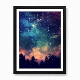 The Celestial Sky 1 Art Print