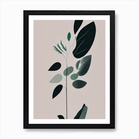 Licorice Herb Simplicity Art Print