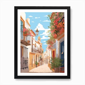 Seville Spain 3 Illustration Art Print