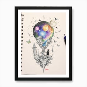 Doodle Art 2 Art Print