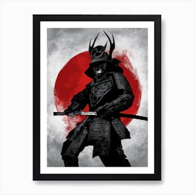 Warrior Samurai Fighter Art Print