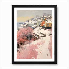 Dreamy Winter Painting Plymouth United Kingdom 2 Art Print