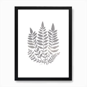 Grey Plant No486c Art Print