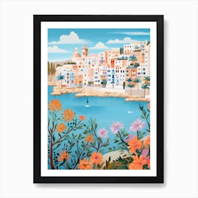 Ibiza Spain 1 Illustration Art Print