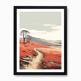 The South Tyne Trail England 3 Hiking Trail Landscape Art Print