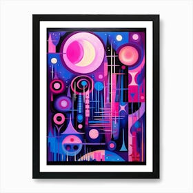 Cosmic Imagery Geometric Abstract 6 Art Print