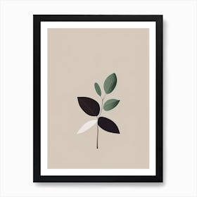 Black Walnut Herb Simplicity 2 Art Print