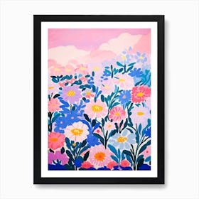 Wild Flower Field Art Print