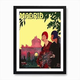 Ladies From Madrid, Spain Art Print
