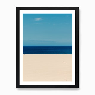 Sky Ocean Beach Art Print