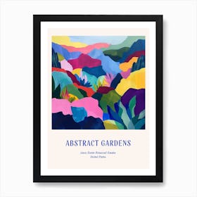 Colourful Gardens Lewis Ginter Botanical Garden Usa 4 Blue Poster Art Print