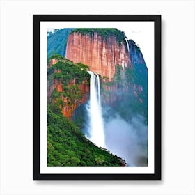 Angel Falls, Venezuela Majestic, Beautiful & Classic (1) Art Print