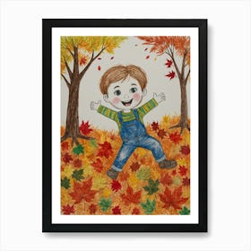 Fall Leaves Art Print