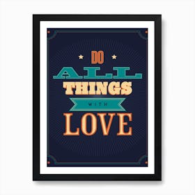 Do All Things Art Print