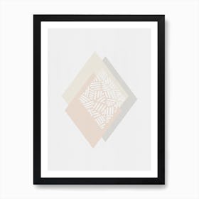Minimalist Geometric III Art Print
