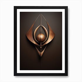 Minimalist Geometry Abstract Illustration 11 Art Print